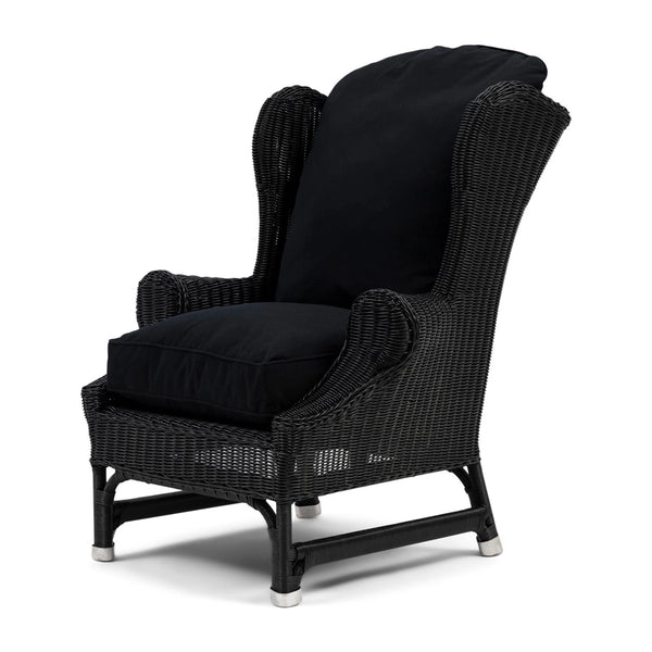Rivièra Maison Nicolas Outdoor Wing Chair black