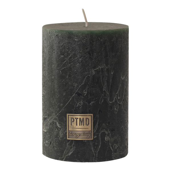 PTMD Rustic Vintage kynttilä 10*7cm, tummanvihreä