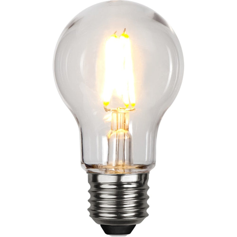 Star LED lamppu ulkokäyttöön E27 kannalla 10*5cm, kirkas lämmin valkoinen