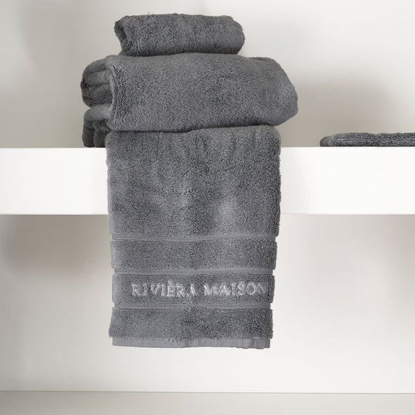 Riviera Maison Hotel Towel anthrasite 50*100