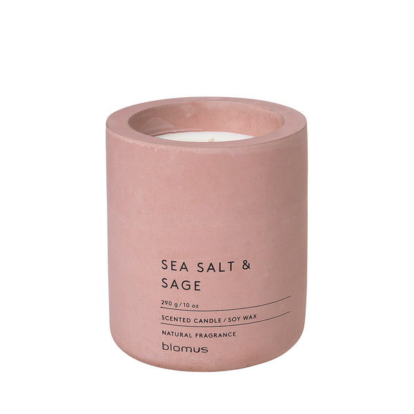 Blomus Fraga tuoksukynttilä "merisuola ja salvia" 290g, vaalea roosa