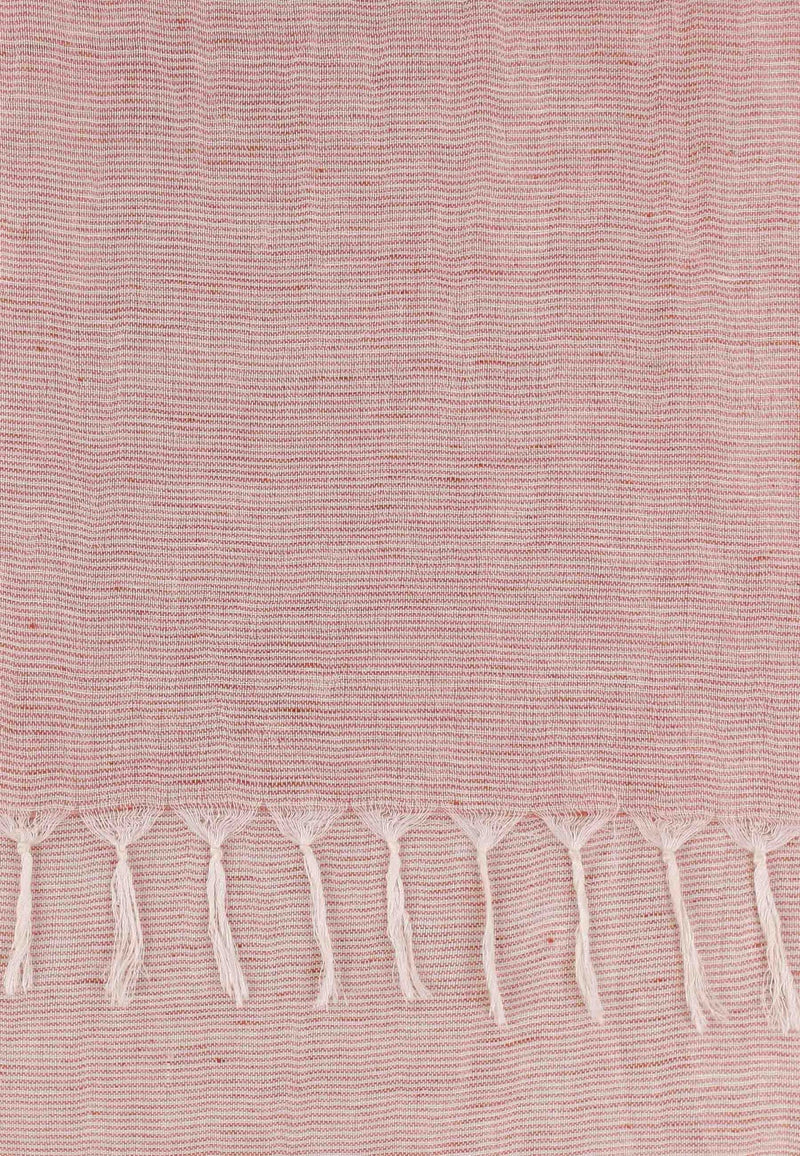 Lasessor Aaren huivi pellavasekoitetta 70*180cm, roosa