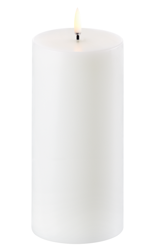 Uyuni LED-pöytäkynttilä 7,8*15cm, valkoinen