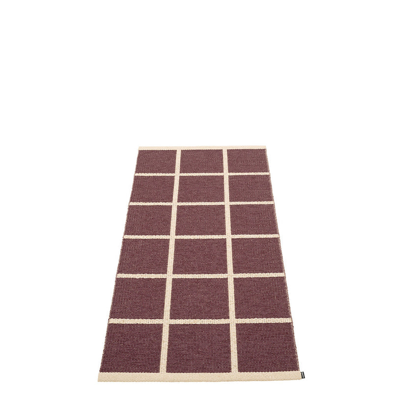 Pappelina Criss Burgundy, viininpunainen/kerma