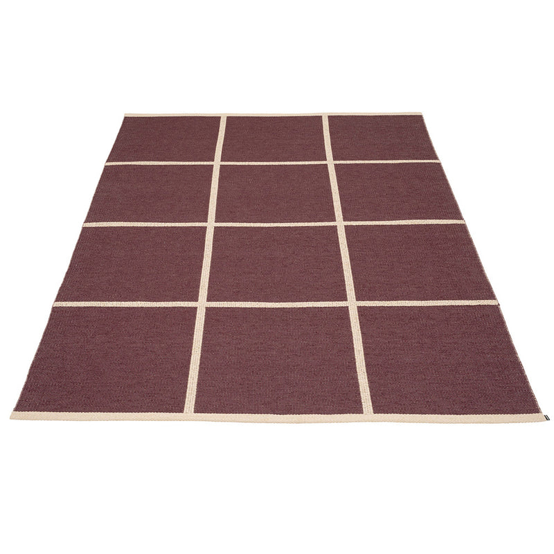 Pappelina Criss Burgundy, viininpunainen/kerma