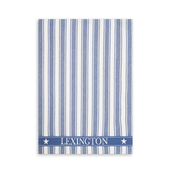Lexington Icons keittiöpyyhe puuvillaa 50*70cm, sininen/valkoinen