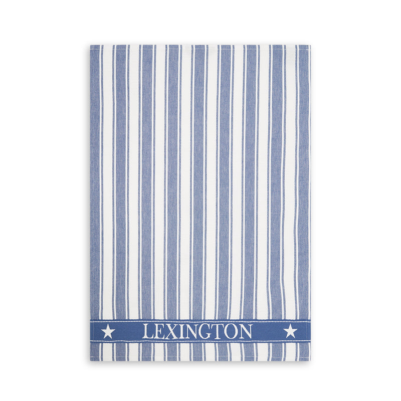 Lexington Icons keittiöpyyhe puuvillaa 50*70cm, sininen/valkoinen