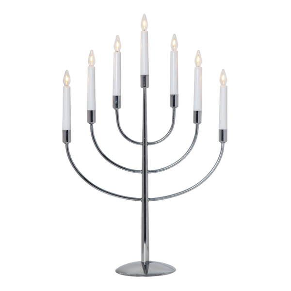 Star Trading Titus kynttelikkö 7-haarainen 59*38*14cm, kromi