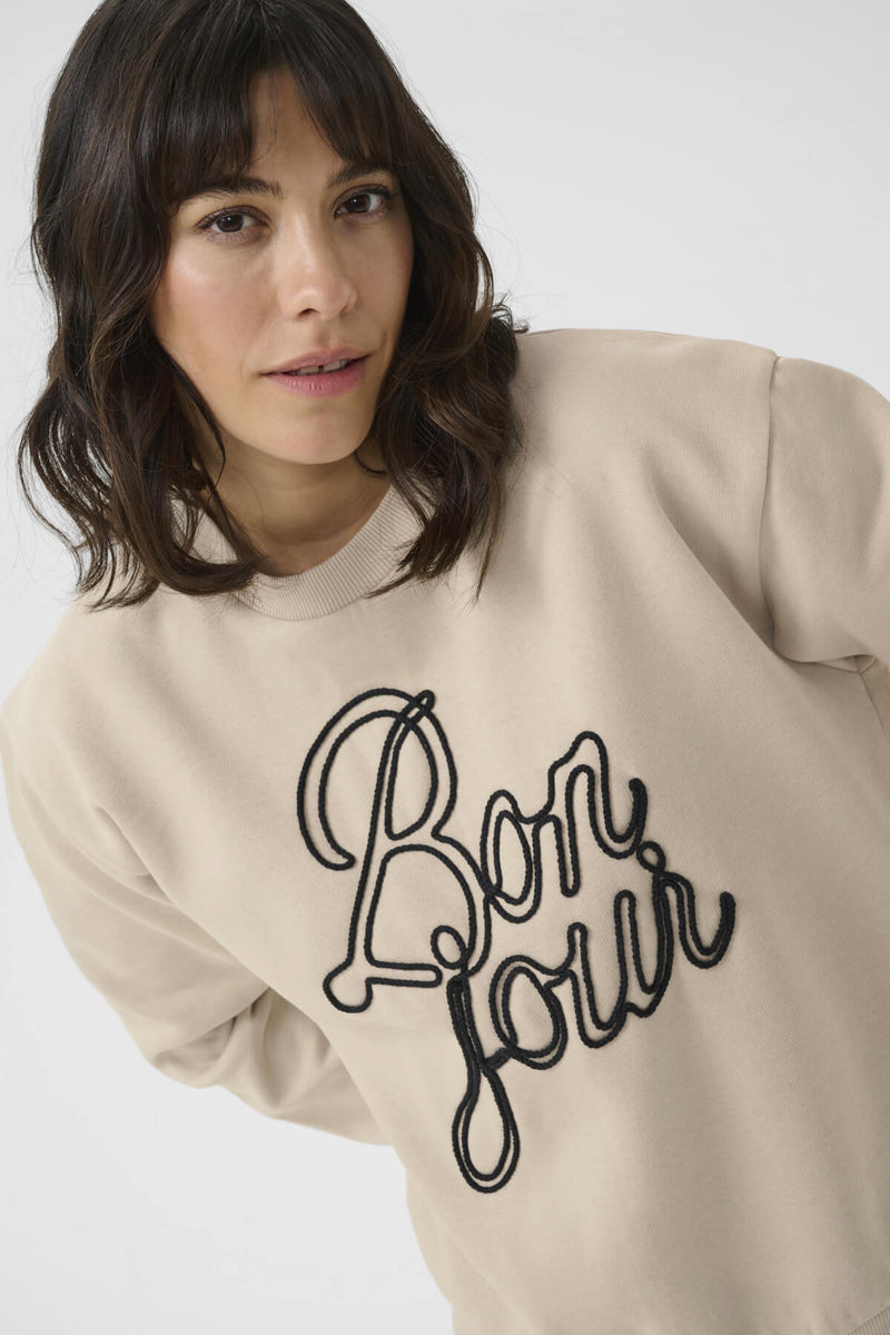 Kaffe KAberta collegepaita, beige