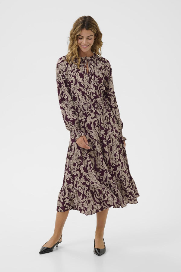 Cream CRLucy midimekko, viininpunainen