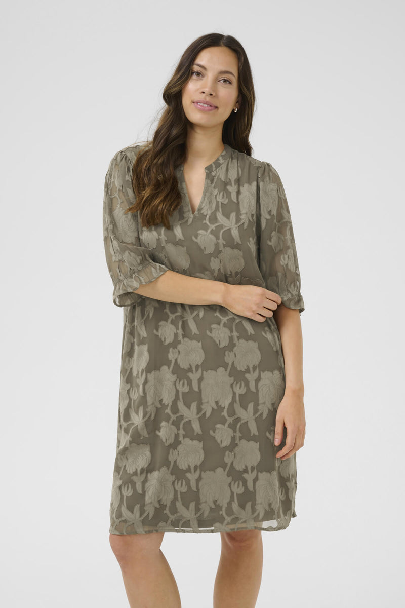 Cream CRYana mekko, ruskea