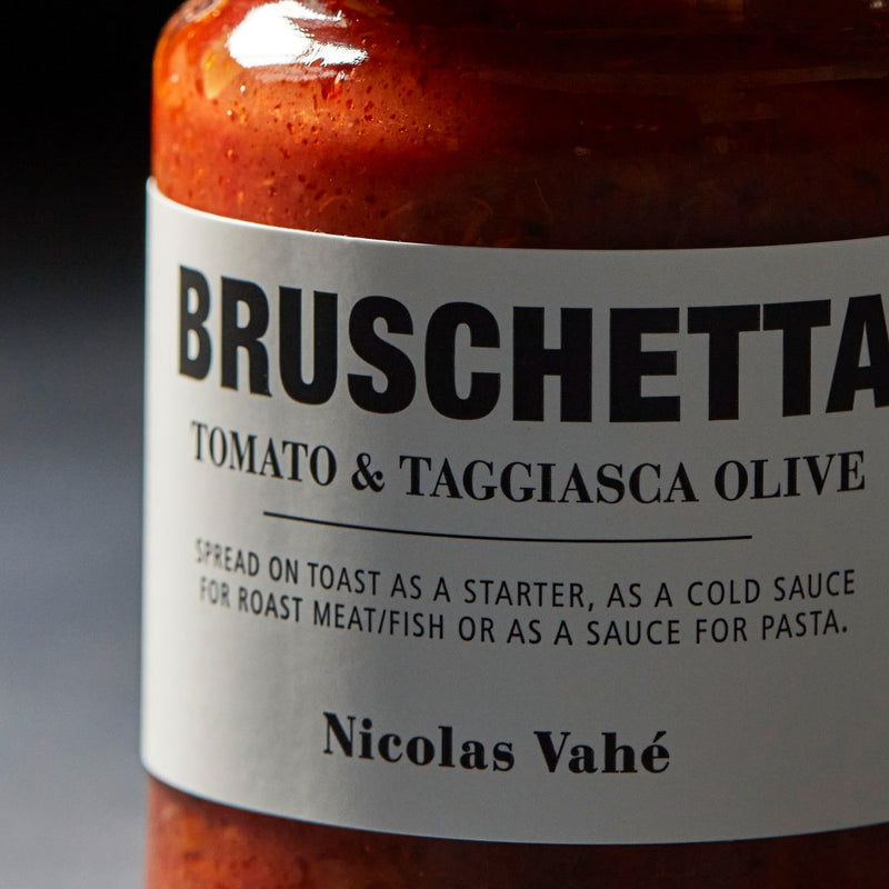 Nicolas Vahé bruschetta tomaatti- ja taggiasca-oliiveilla 135g