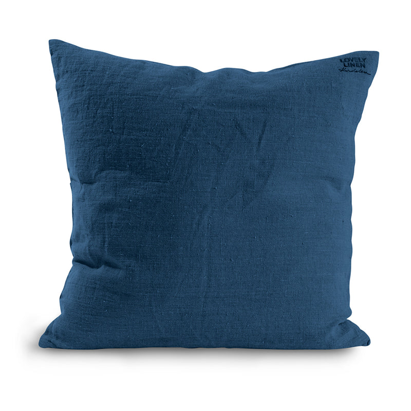 Lovely Linen by Kardelen Lovely tyynynpäällinen pellavaa 47*47cm, Denim Blue