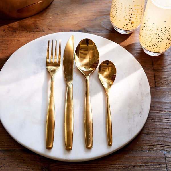 Rivièra Maison Classic Cutlery soft gold 4kpl