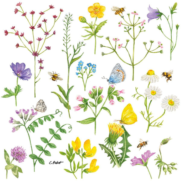 PPD Cornflowers paperiservetit 20kpl 25*25cm