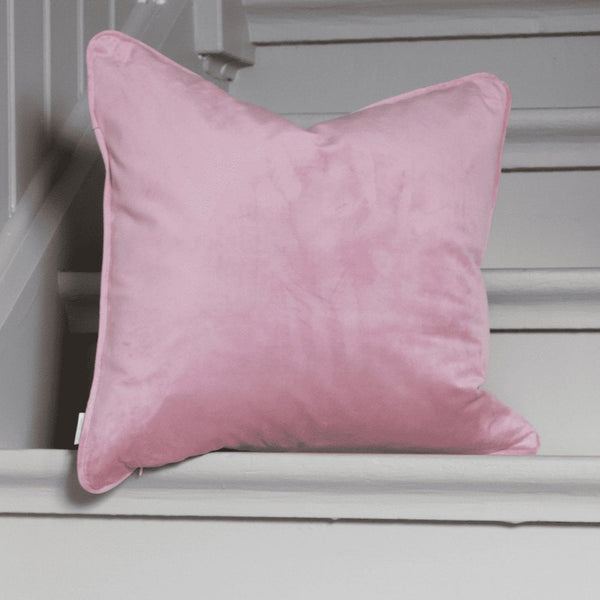 Svanefors Estelle tyynynpäällinen samettia 45*45cm, pinkki