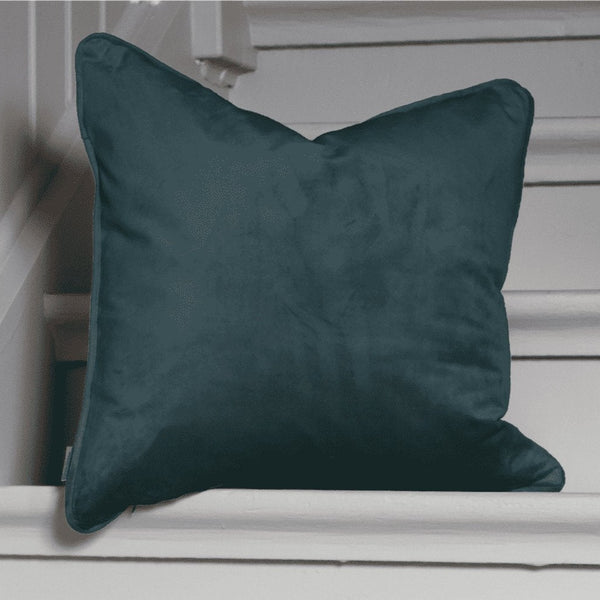 Svanefors Estelle tyynynpäällinen samettia 45*45cm, tummanvihreä
