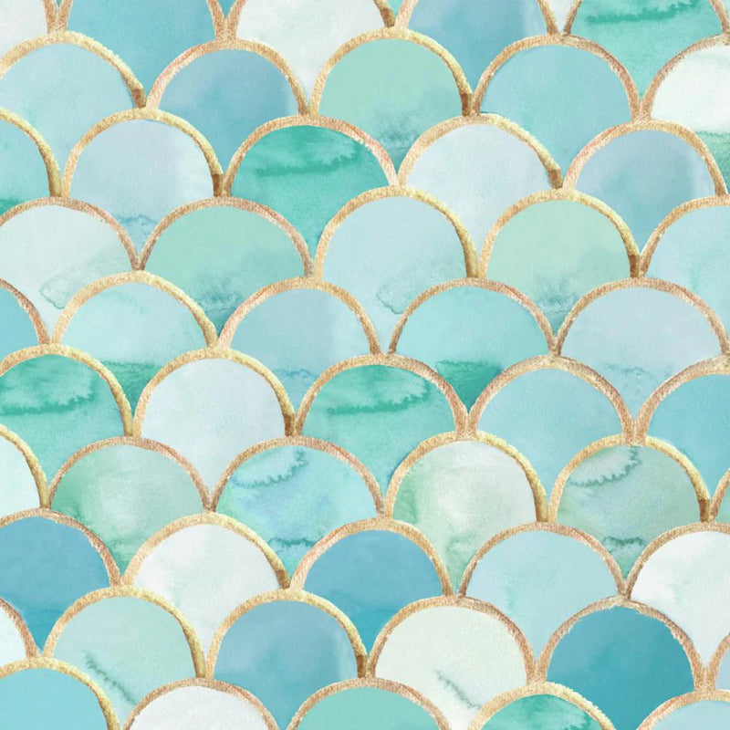 PPD Art Déco turquoise paperiservetit 20kpl 33*33cm