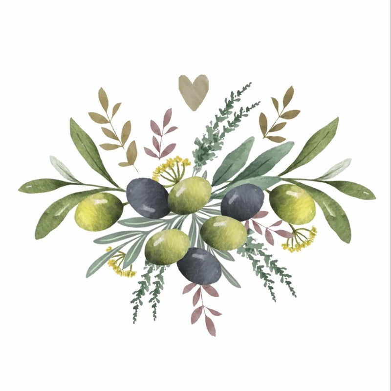 PPD Olives & Herbs paperiservetit 20kpl 33*33cm