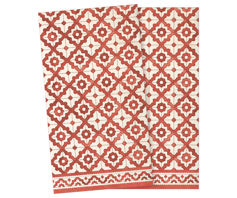 Maileg Mosaic paperiservetit 16kpl, punainen