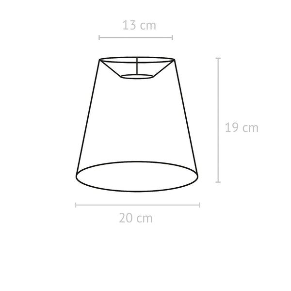 PR Home Cia Vilja varjostin 20cm, sininen