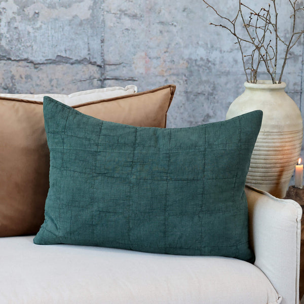 Chic Antique AIX Vintage tyynynpäällinen 60*40cm, metsänvihreä