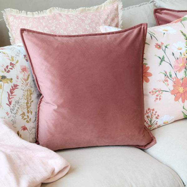 Chic Antique Aix tyynynpäällinen velouria 50*50cm, roosa