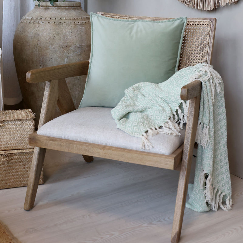 Chic Antique Aix tyynynpäällinen velouria 50*50cm, vihreä