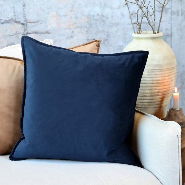 Chic Antique Aix tyynynpäällinen velouria 50*50cm, sininen