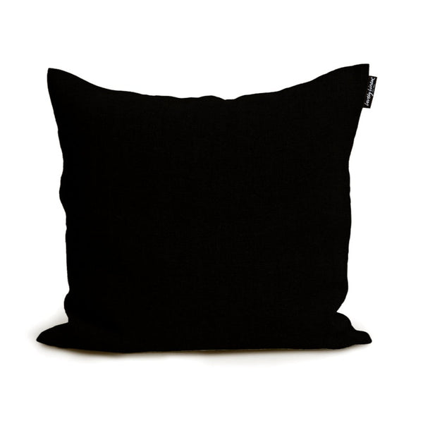 Lovely Linen by Kardelen Rustic tyynynpäällinen pellavaa 50*50cm, black