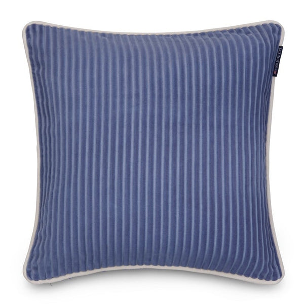 Lexington vakosametti tyynynpäällinen luomupuuvillaa 50*50cm, sininen
