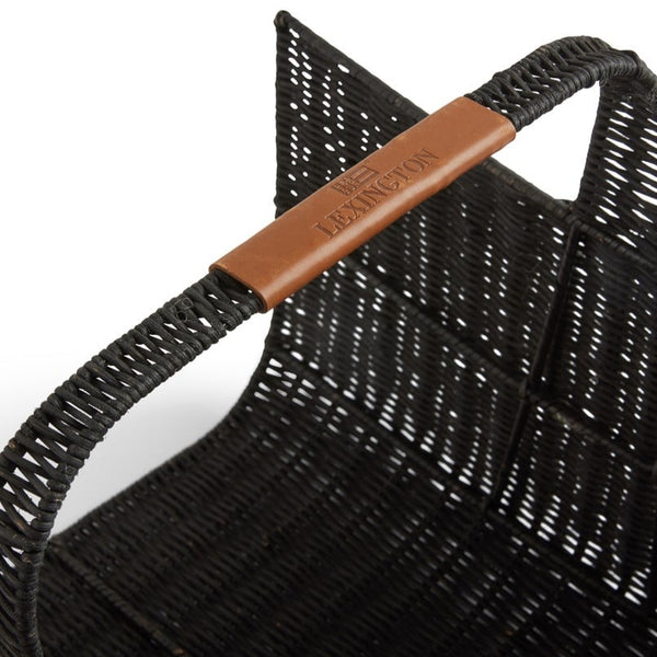 Lexington puuteline rottinkia 43*33*37cm, musta