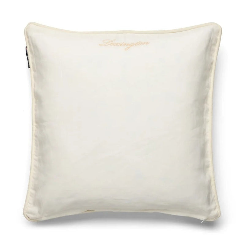 Lexington tyynynpäällinen luomupuuvillasamettia 50*50cm, valkoinen