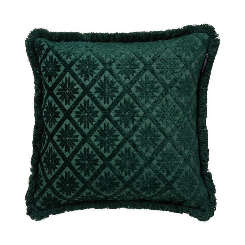 Lexington jacquard tyynynpäällinen viskoosia/puuvillaa 50*50cm, vihreä