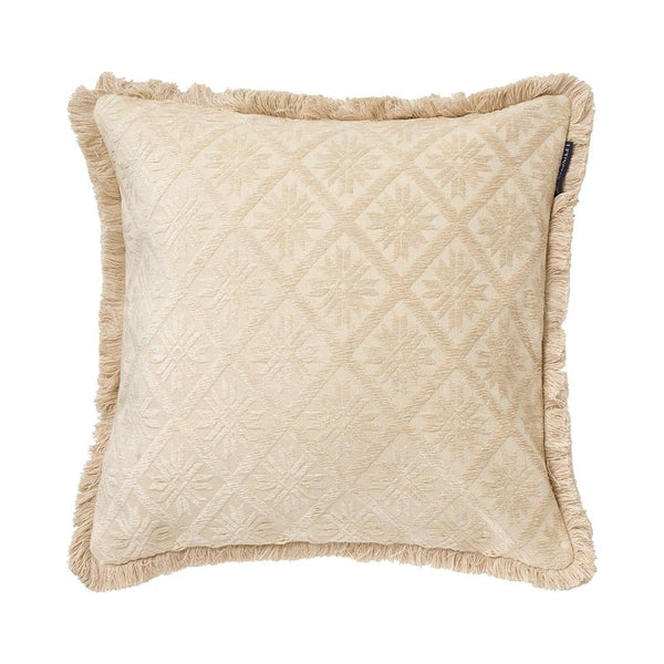 Lexington jacquard tyynynpäällinen viskoosia/puuvillaa 50*50cm, beige
