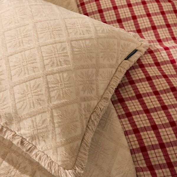 Lexington jacquard tyynynpäällinen viskoosia/puuvillaa 50*50cm, beige