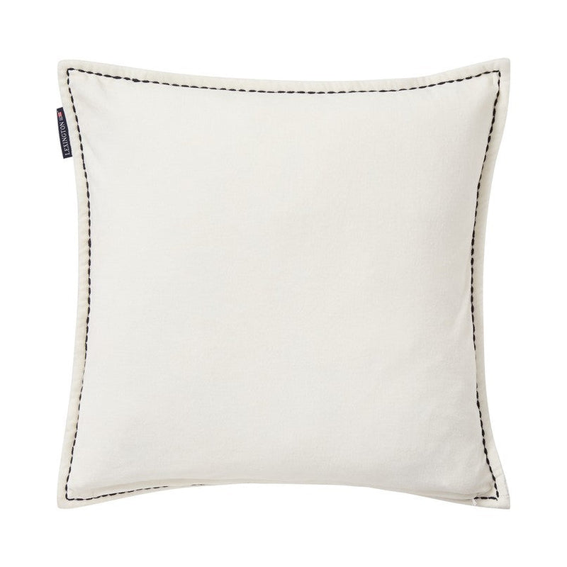 Lexington House tyynynpäällinen luomupuuvillasamettia 50*50cm, valkoinen