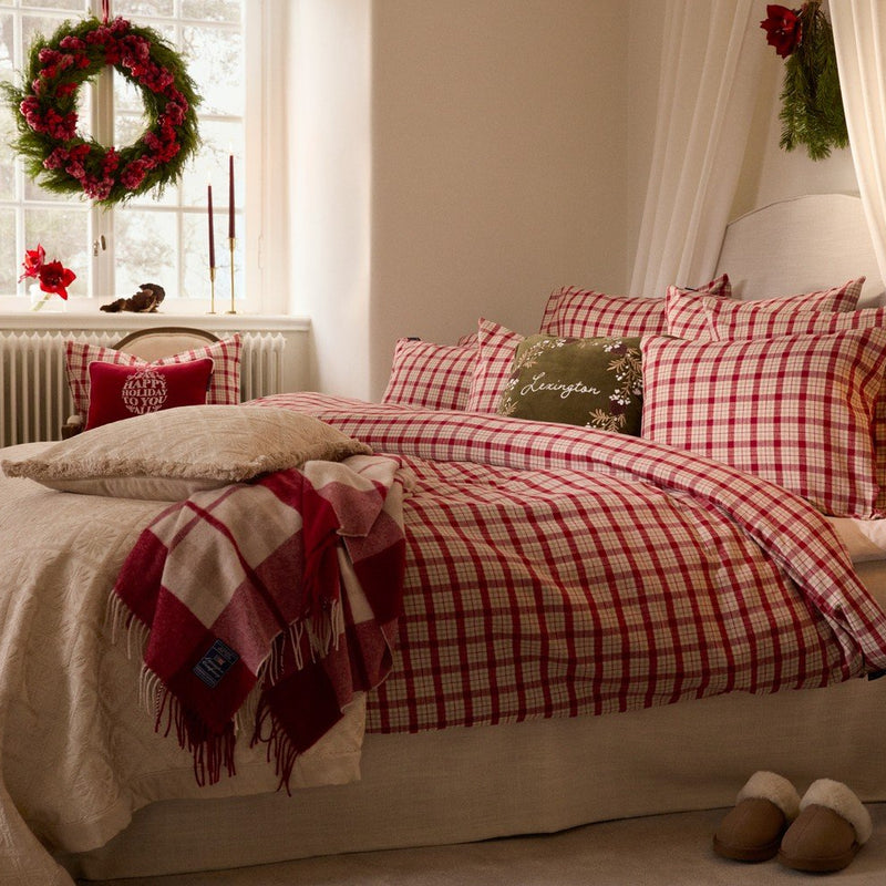 Lexington Wreath tyynynpäällinen luomupuuvillasamettia 50*50cm, vihreä