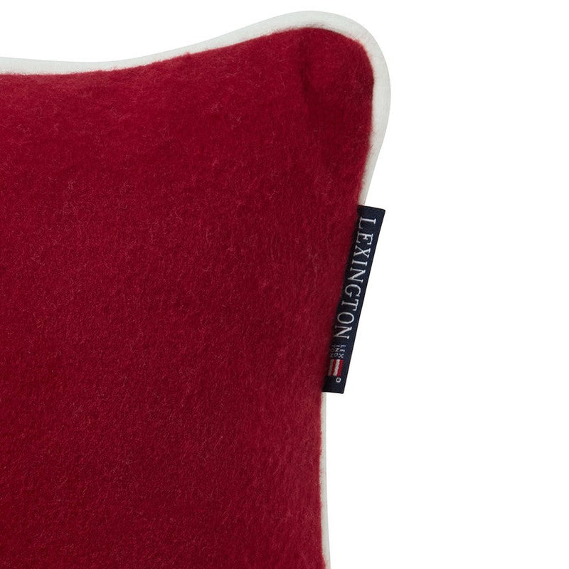 Lexington Ornament tyyny villasekoitetta 40*30cm, punainen