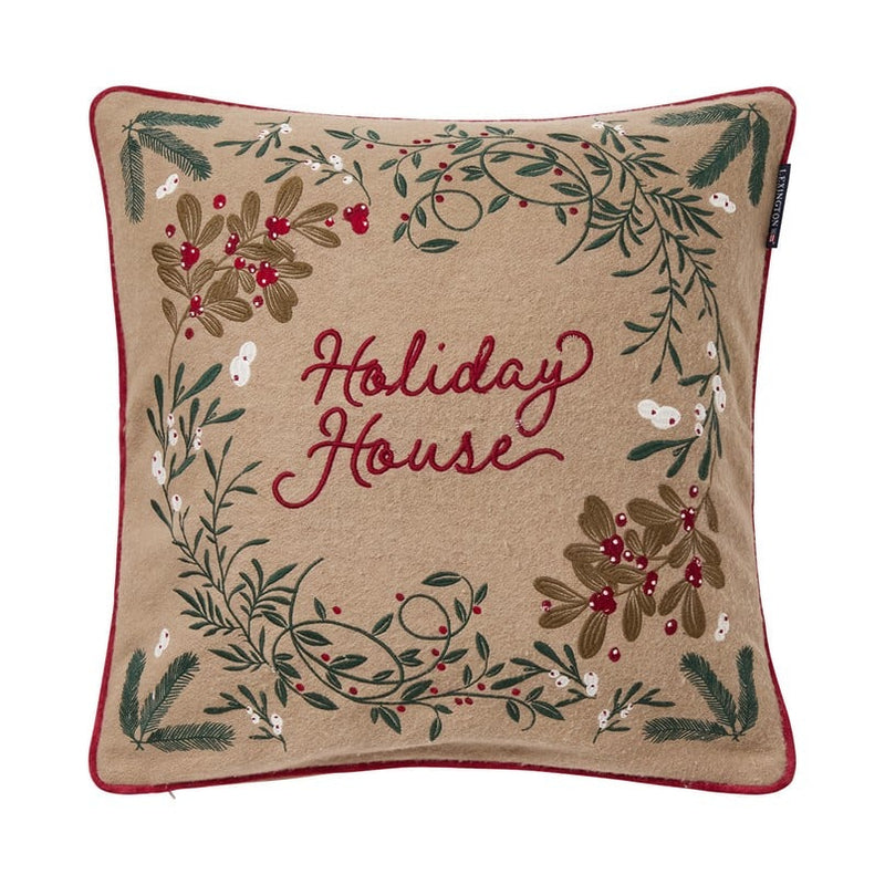 Lexington Holiday House tyynynpäällinen villasekoitetta 50*50cm, beige