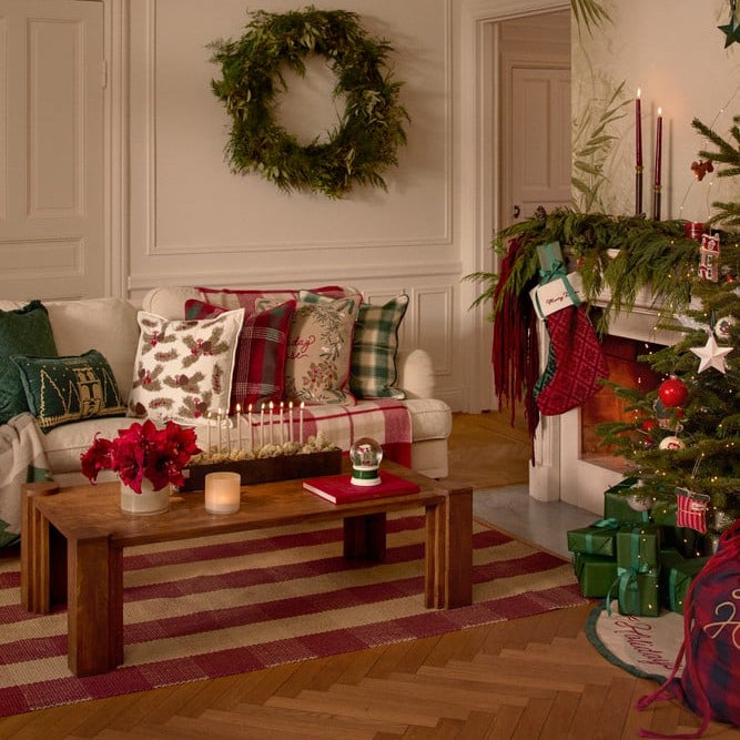 Lexington Holiday House tyynynpäällinen villasekoitetta 50*50cm, beige