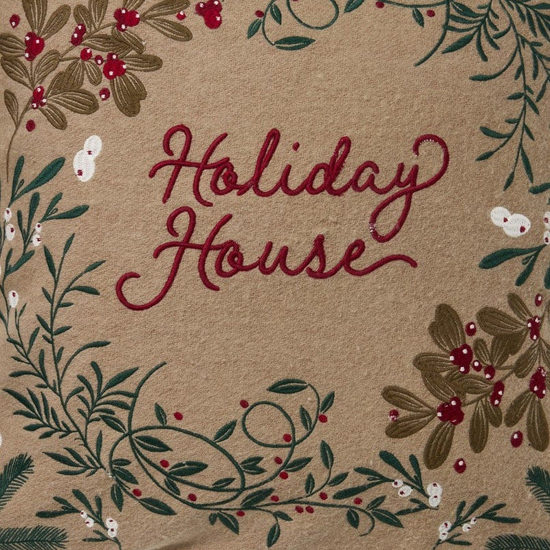 Lexington Holiday House tyynynpäällinen villasekoitetta 50*50cm, beige