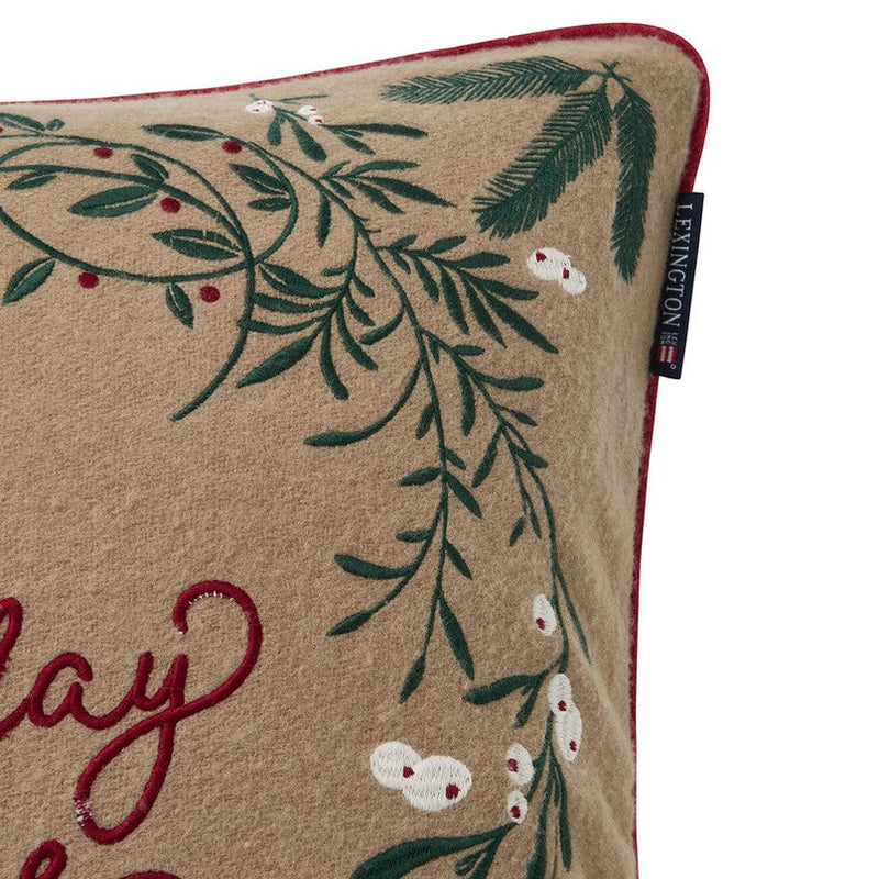 Lexington Holiday House tyynynpäällinen villasekoitetta 50*50cm, beige