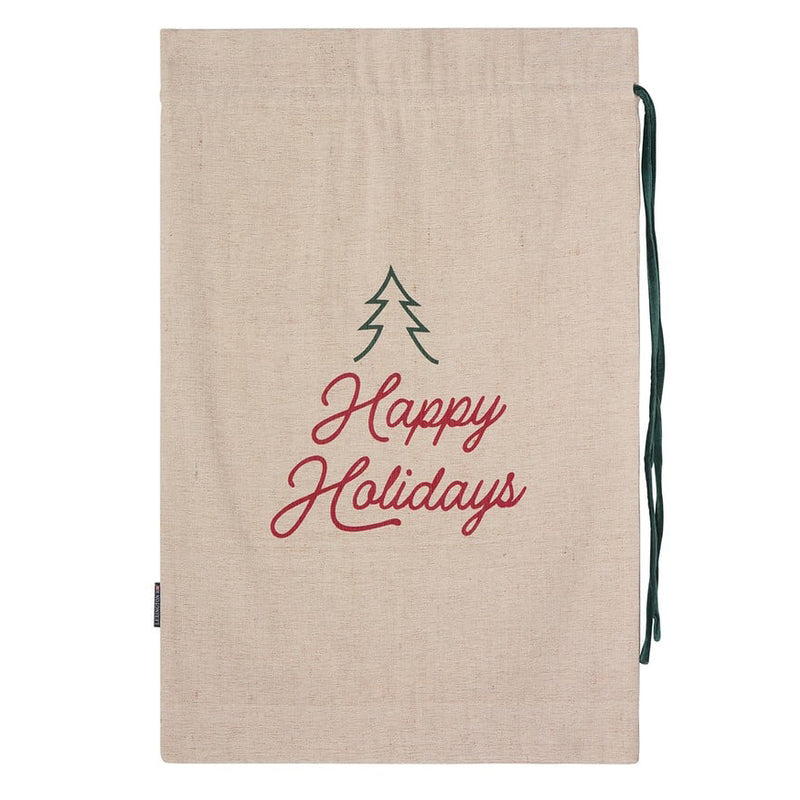 Lexington joululahjasäkki puuvillaa/juuttia 95*65cm, ruskea