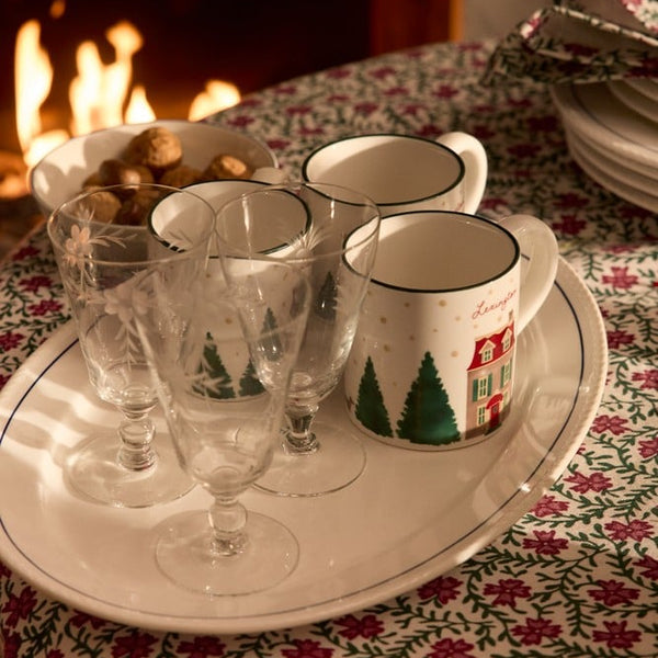 Lexington joulumuki 9,5*9cm, valkoinen