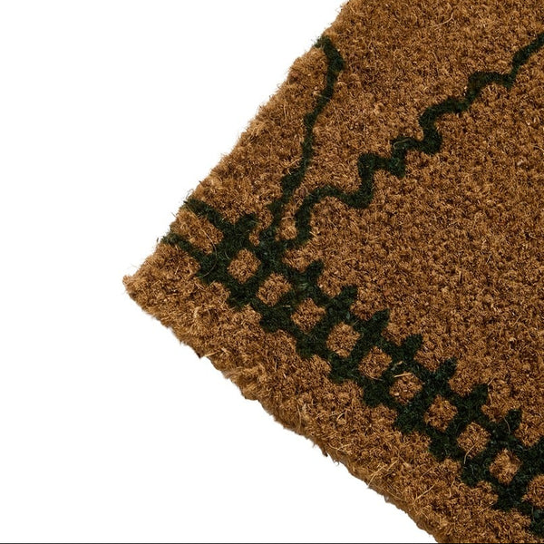 Lexington House -ovimatto 45*90*2,3cm, ruskea/vihreä