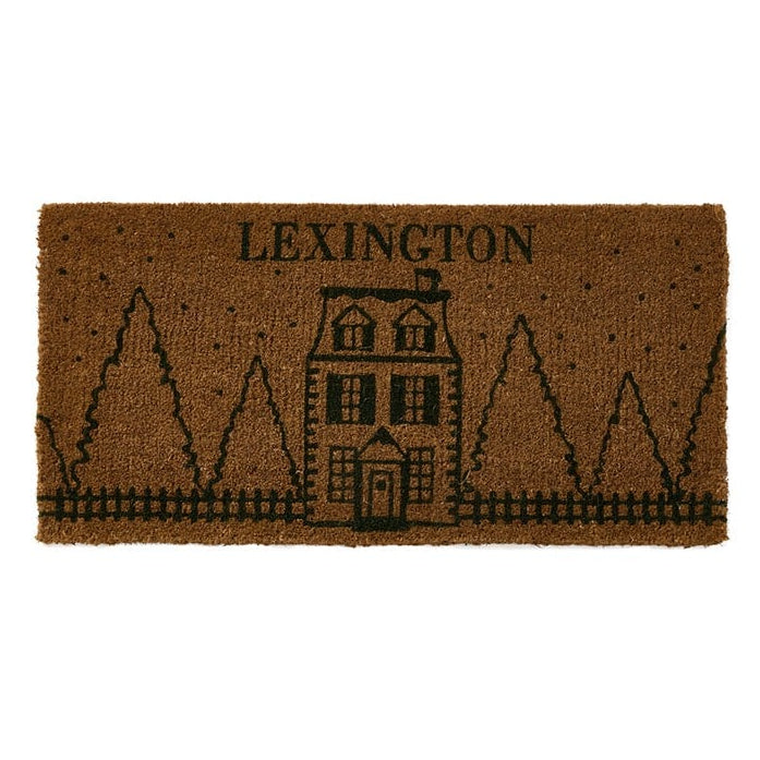 Lexington House -ovimatto 45*90*2,3cm, ruskea/vihreä