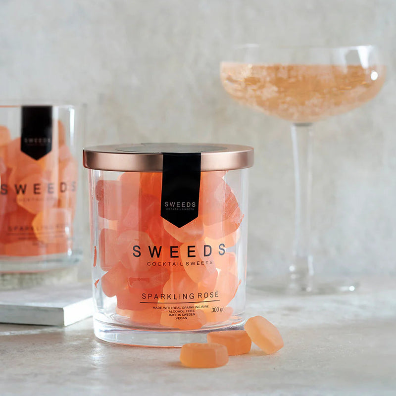 Sweeds Sparkling Rosé roséviinin makuiset viinikumit 300g