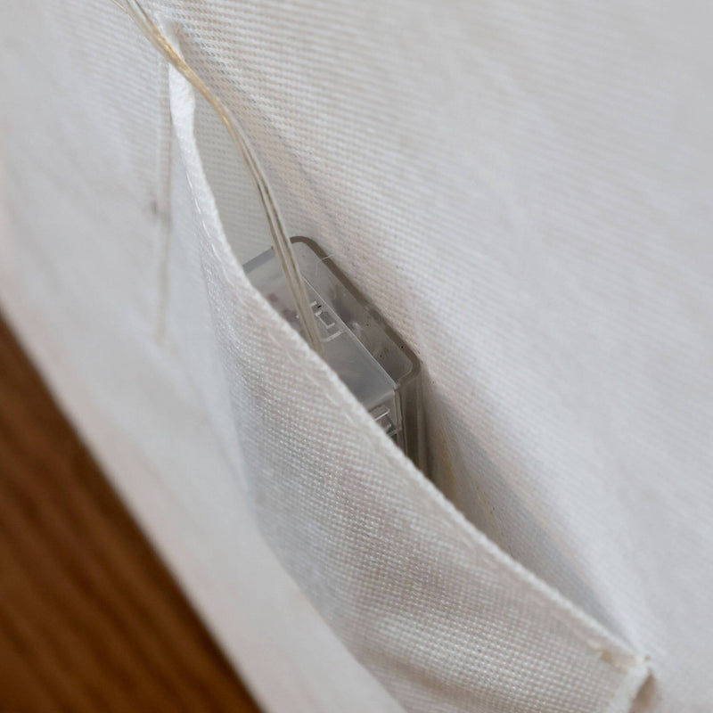 Chic Antique talvinen taulu led valoilla 84*55,5*2,5cm, vihreä