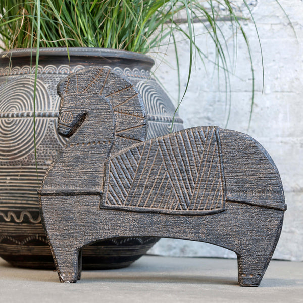 Chic Antique koristehevonen 24,5*28*6,5cm, ruskea